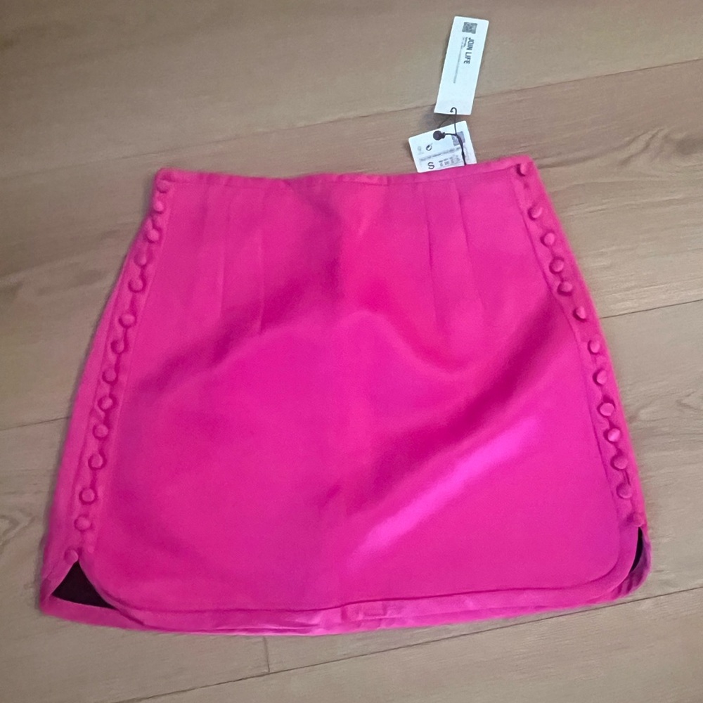 Zara Hot Pink Mini Skirt (S)